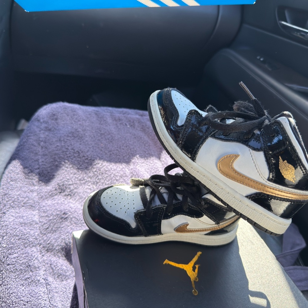 Jordan Black and White Sneakers
